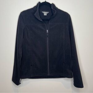 Black fleece jacket size‎ medium